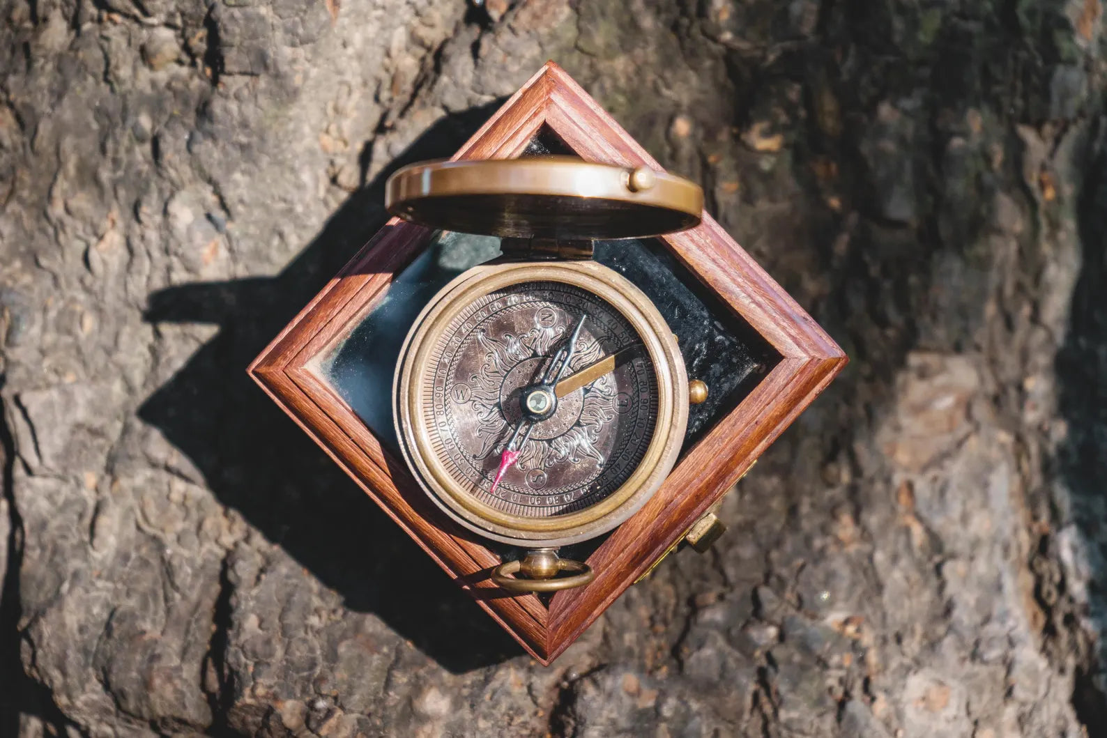 Handmade Brass Victorian Nautical Pocket Compass