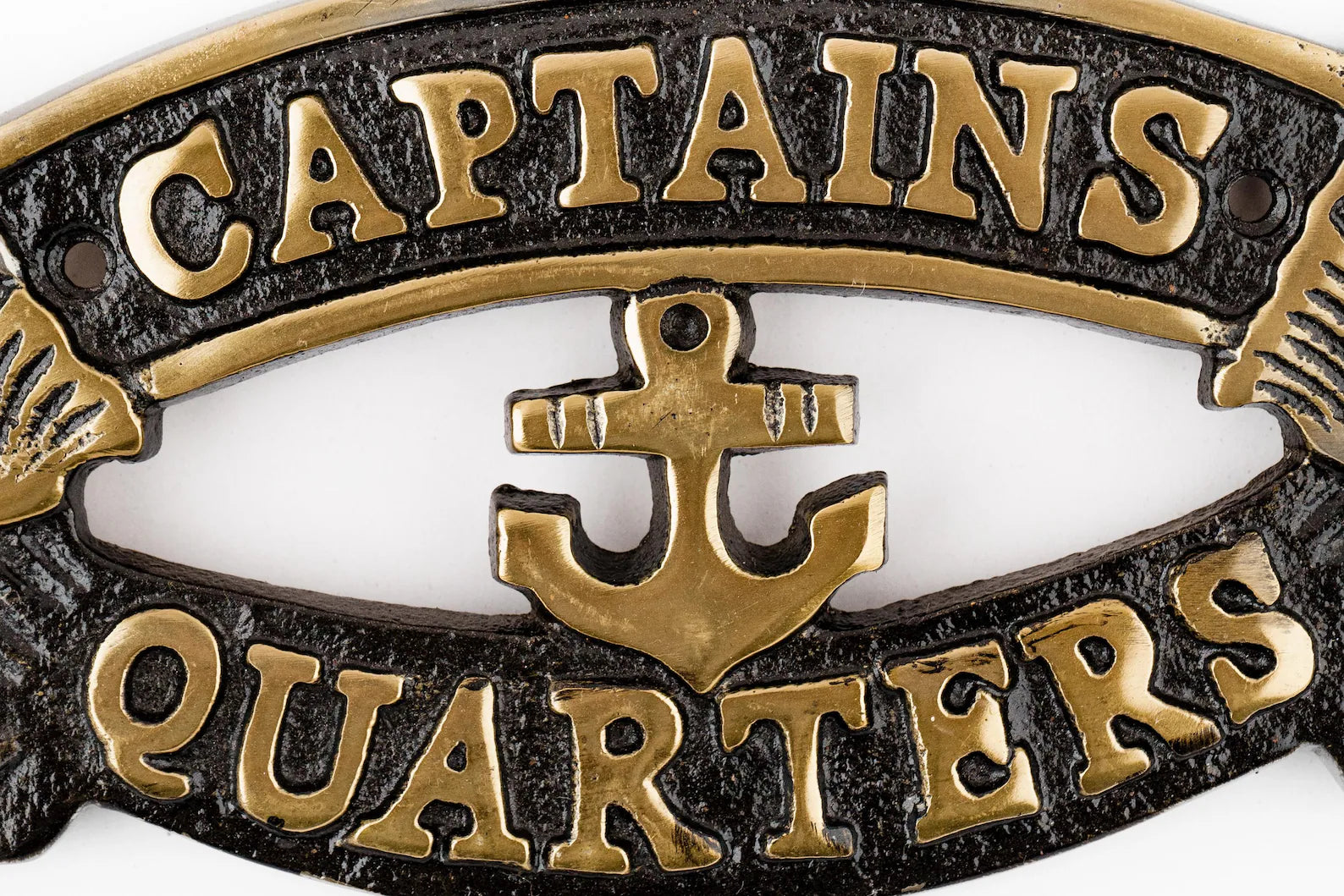 Captain's Quarters Door Plate