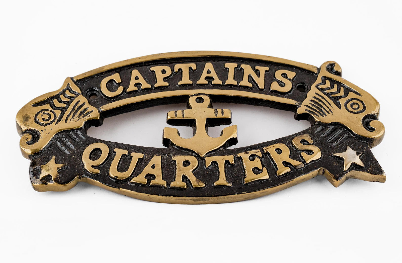 Captain's Quarters Door Plate