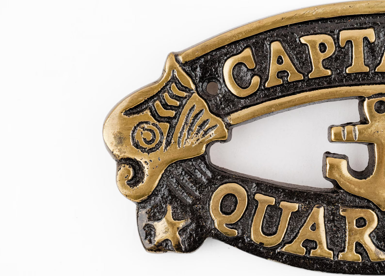 Captain's Quarters Door Plate