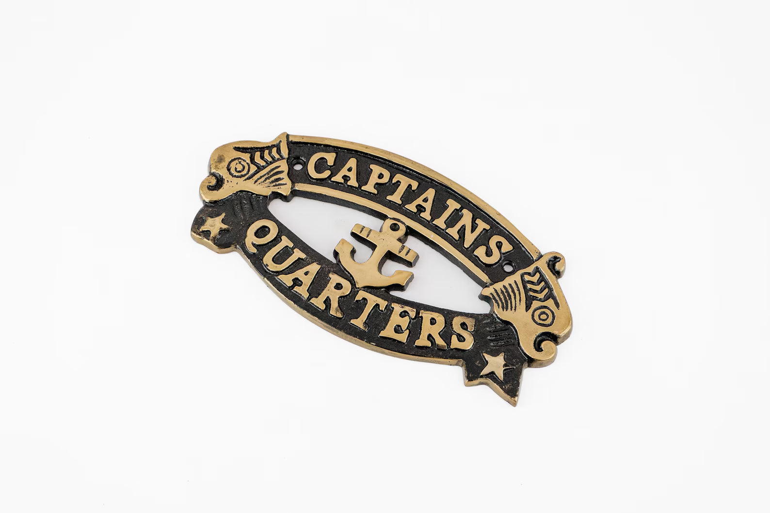 Captain's Quarters Door Plate