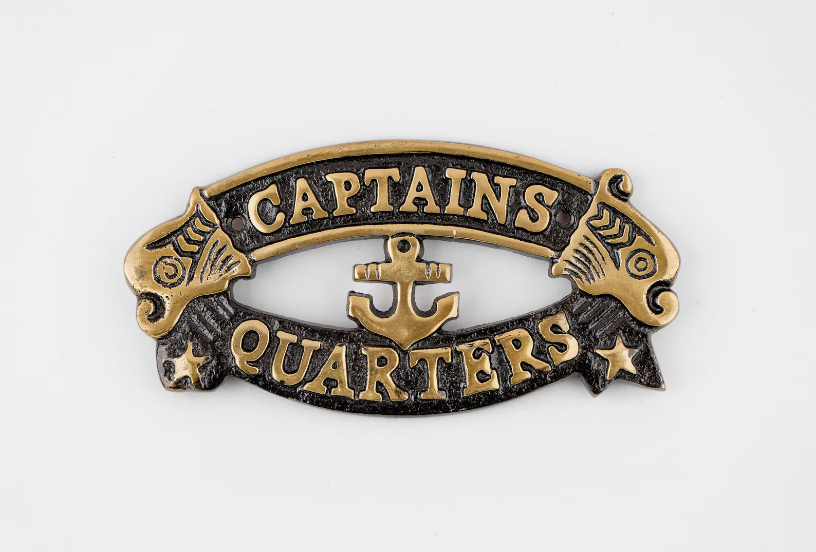Captain's Quarters Door Plate