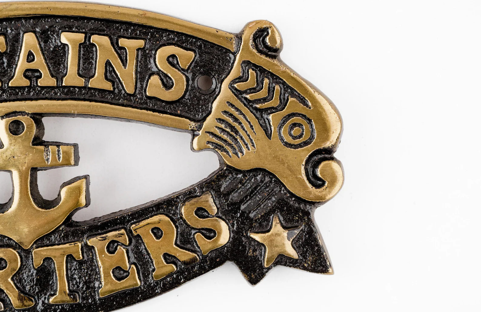 Captain's Quarters Door Plate