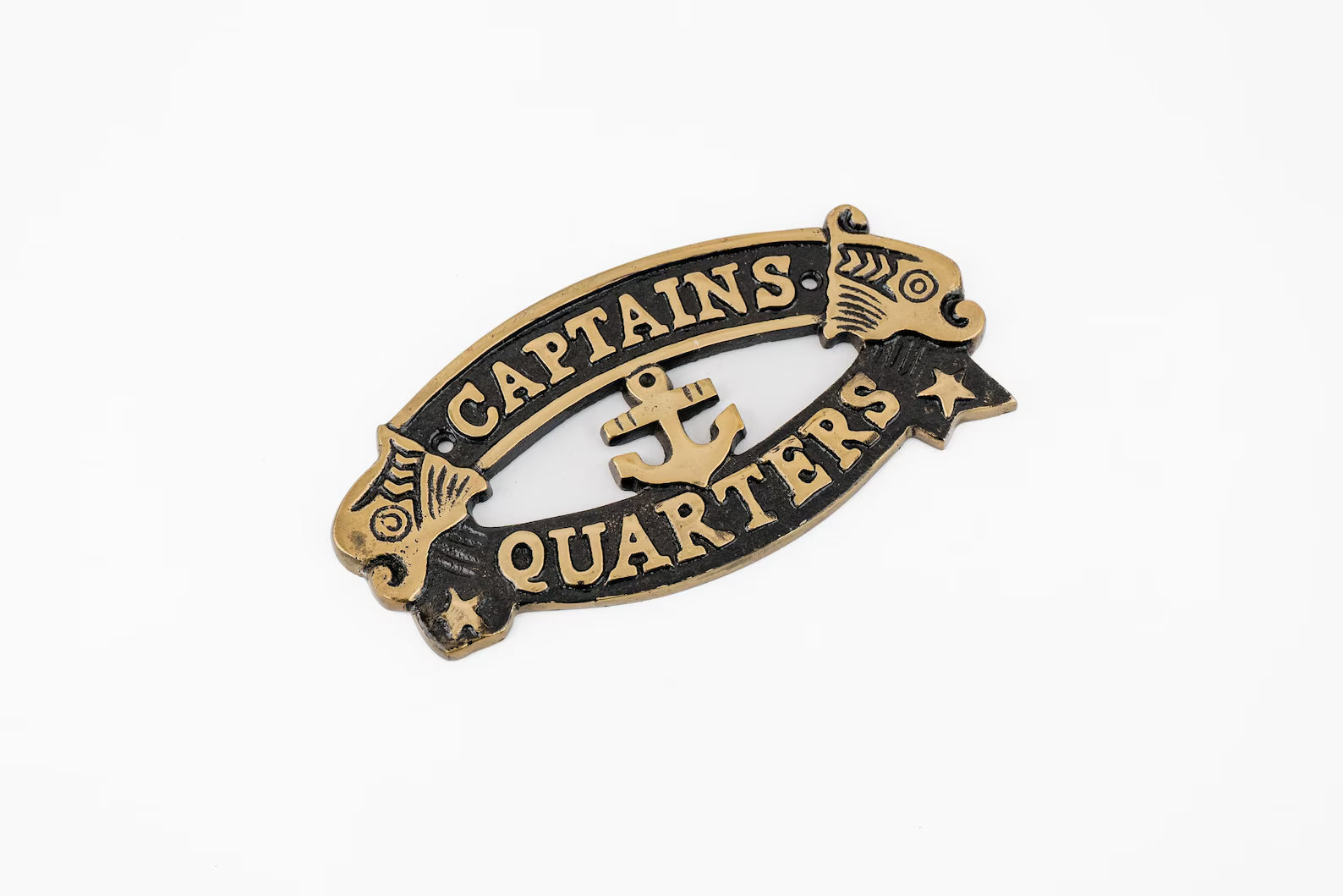 Captain's Quarters Door Plate