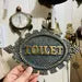 Hand-Painted Aluminium Toilet Door Sign